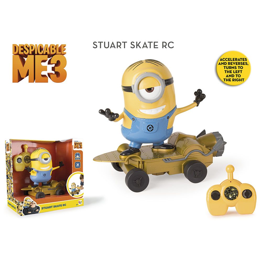 IMC Toys - Minions Stuart Remote Control Skate - Yellow