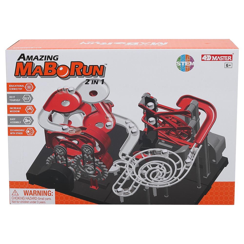 Chap Mei - 2-In-1 Maborun Amazing Spinning Disc - Red