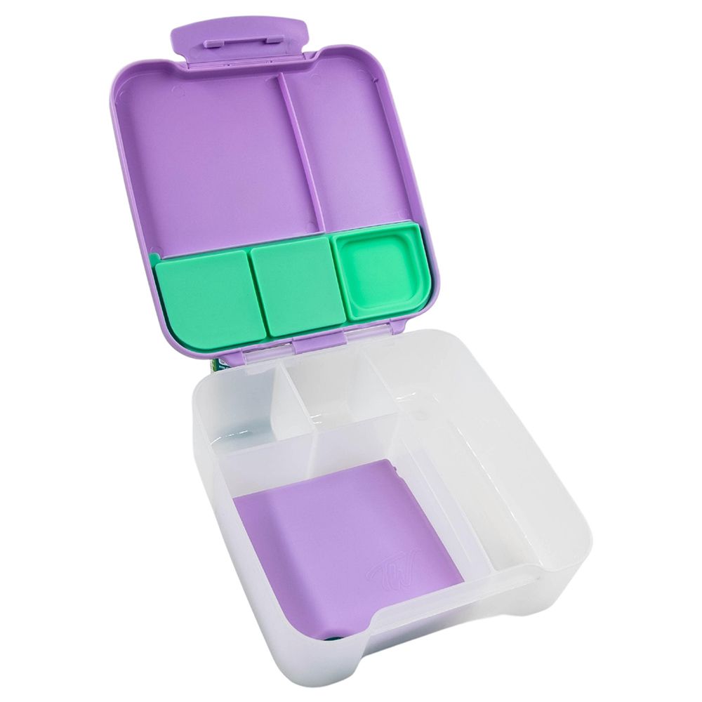 Tiny Wheel - 5 Compartment Lunch Box - Purple