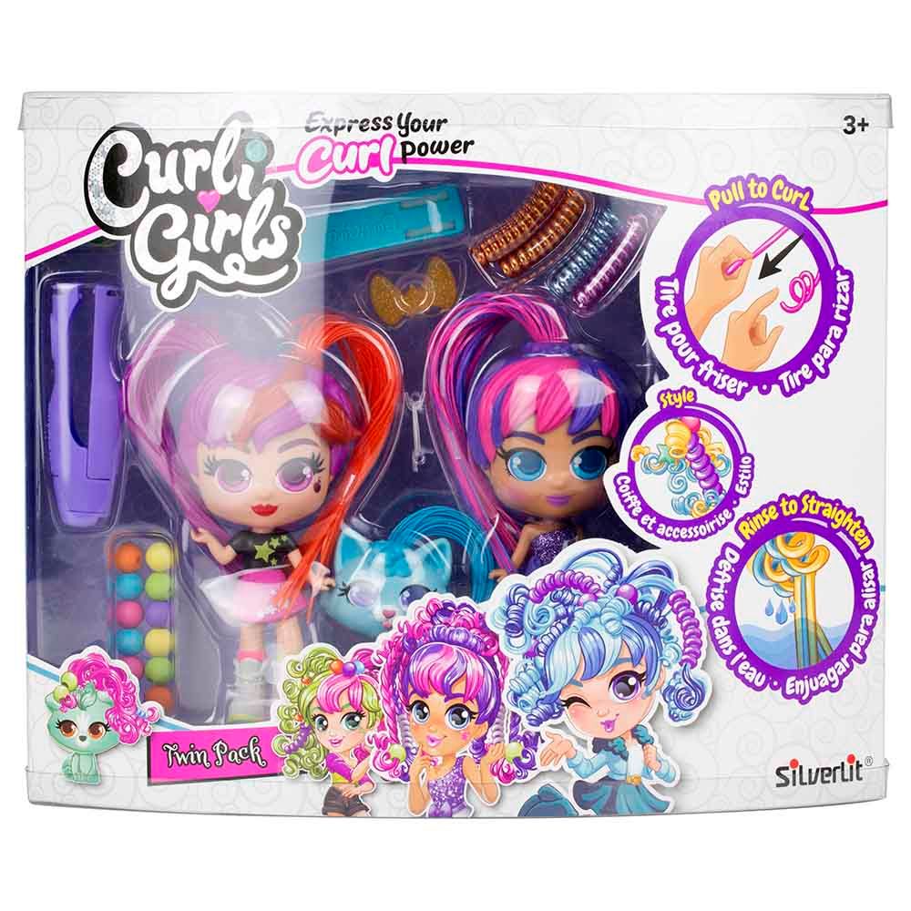 Silverlit - Curli Girls Dolls & Pets Twin Pack