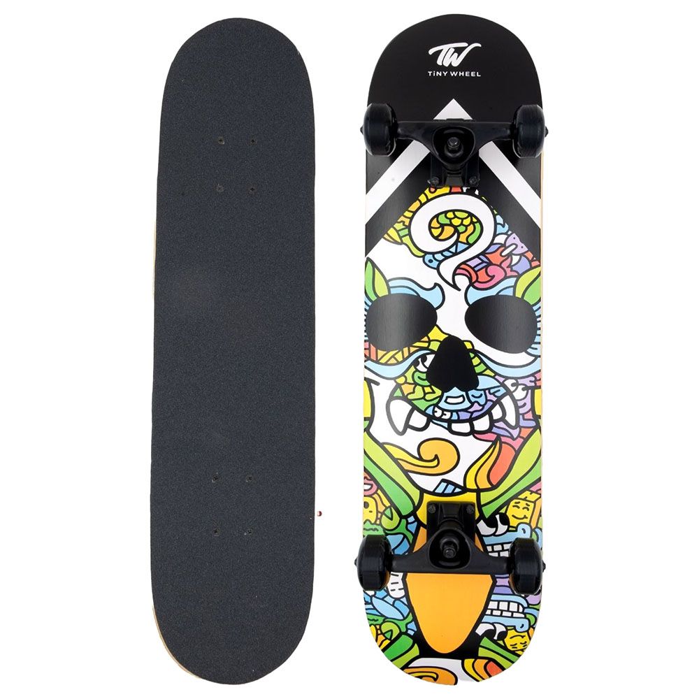 Tiny Wheel - Skull Skateboard - Big