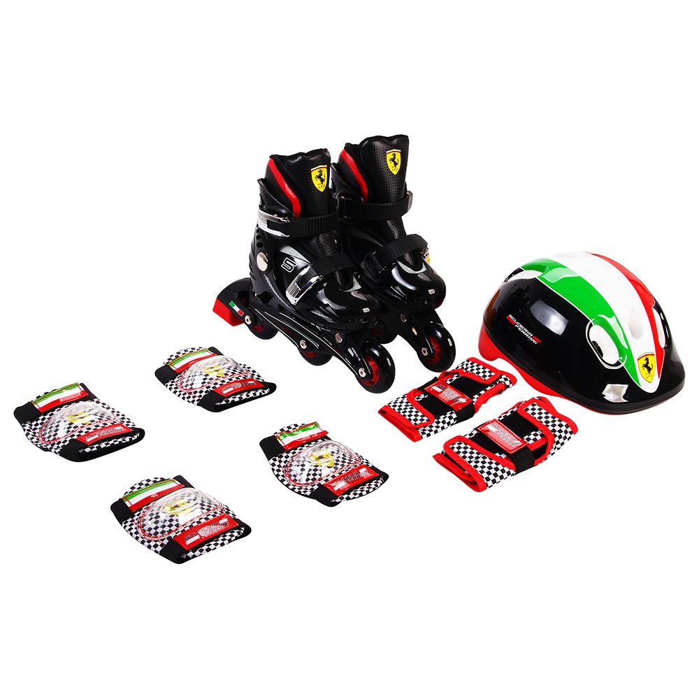 Mesuca - Ferrari Kids Skate Combo Set - 33-36 - Black