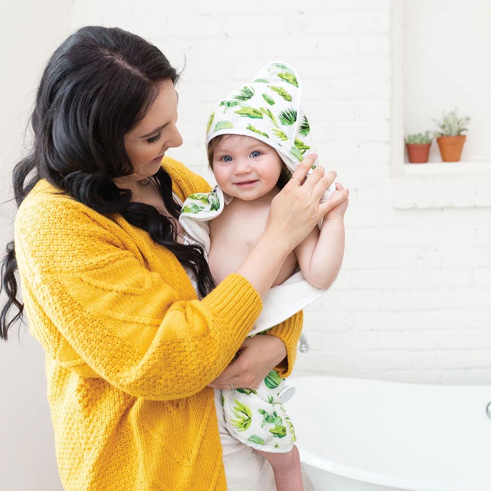 Tiny Twinkle - Hooded Towel Set - Cacti