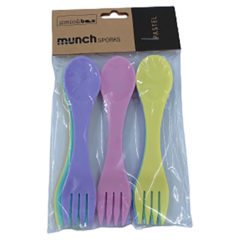 Munchbox Bento - Mini Sporks 8pcs - Pastel