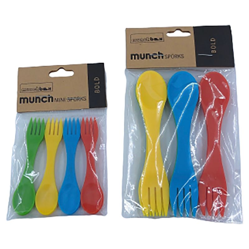 Munchbox Bento - Mini Sporks 8pcs - Bold