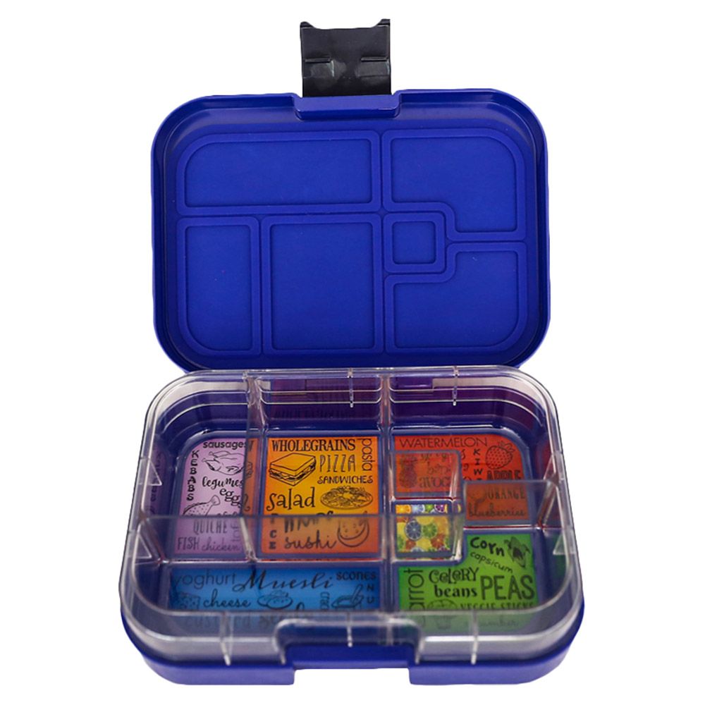 Munchbox Bento - Maxi 6 Compartments Lunchbox - Midnight Blue