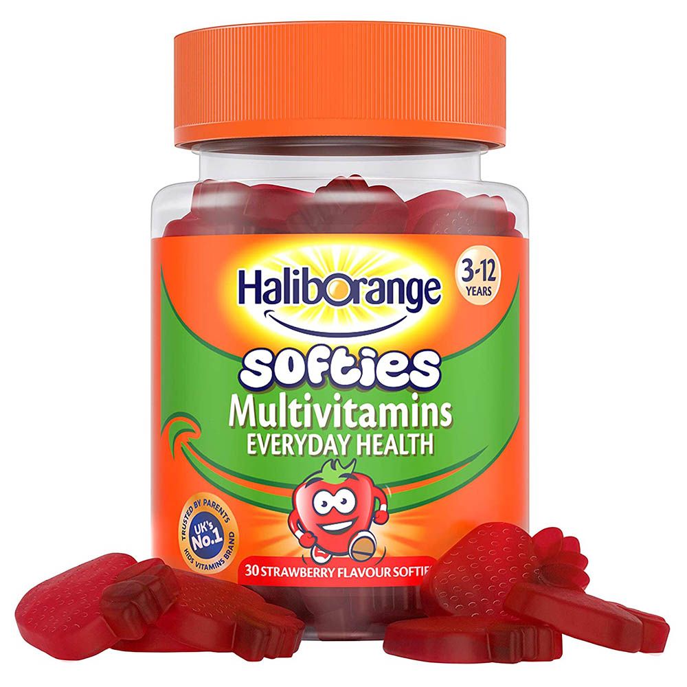 HalibOrange - Kids Multivitamin Softies Strawberry 30'S