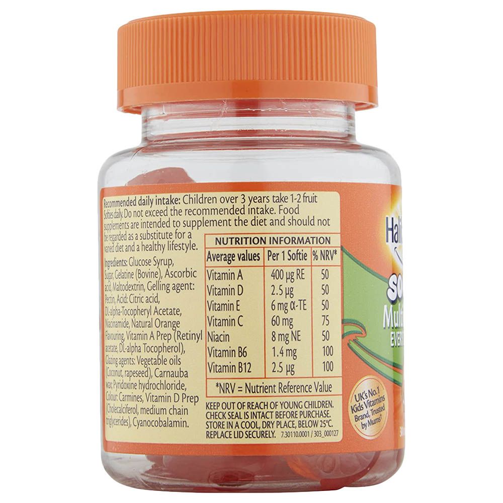 HalibOrange - kids Multivitamin Softies Orange Flavour 30'S