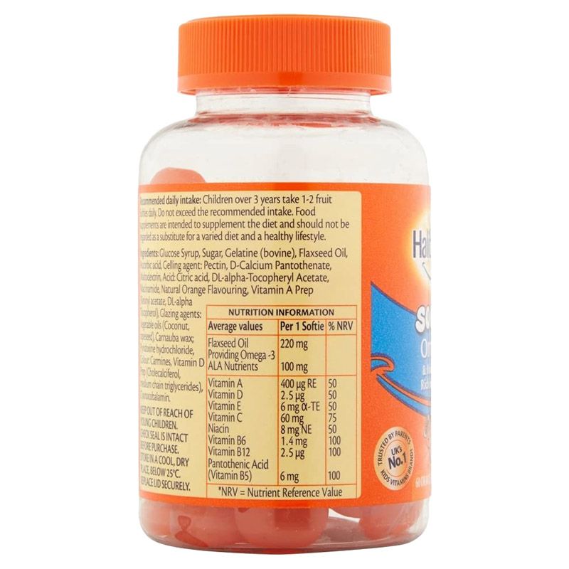 HalibOrange - kids Omega-3 & Multivitamins Softies 60'S