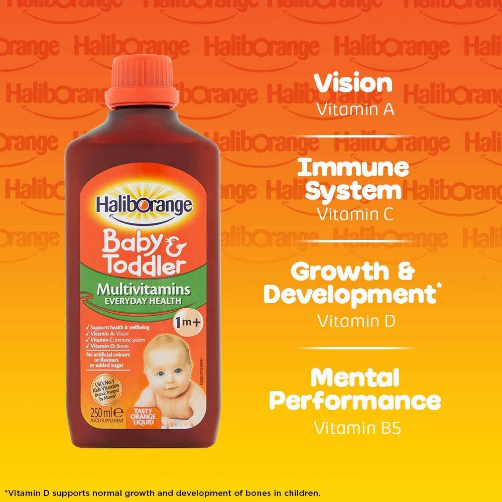 HalibOrange - Baby & Toddler Multivitamin Liquid 250ml