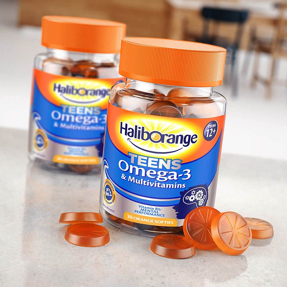 Haliborange - Teens Omega 3 & Multivitamins Softies - 30s