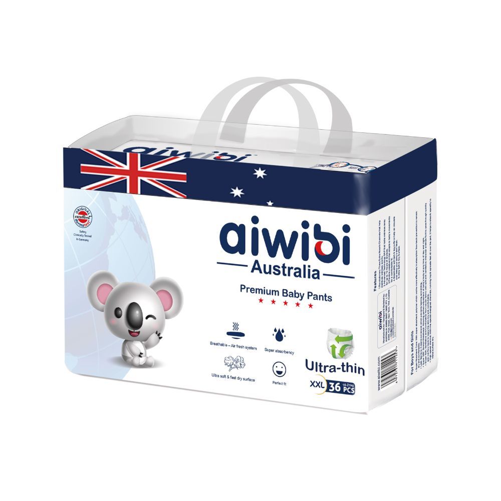 Aiwibi - Premium Baby Pants - Size XXL 15-21kg - 36pcs