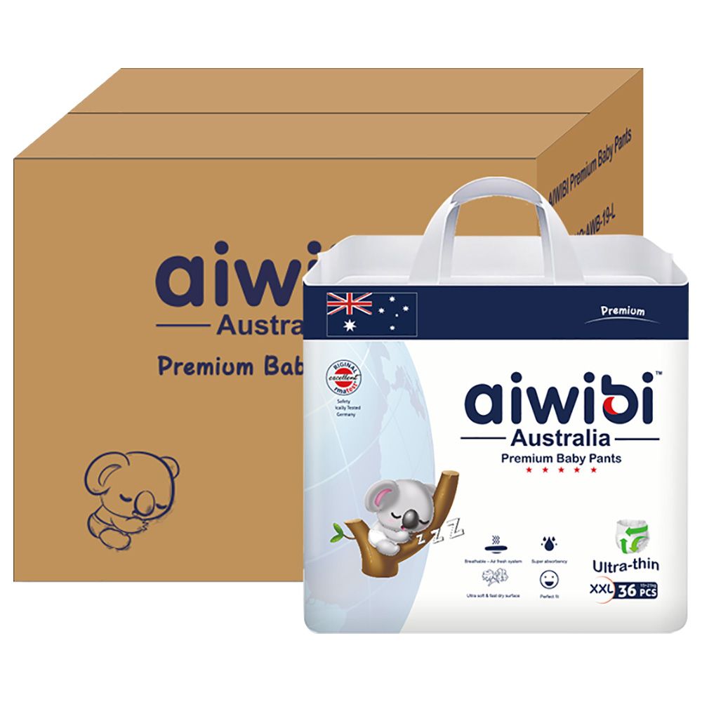 Aiwibi - Premium Baby Pants - Size 6 - XXL 15-21kg - Pack Of 4