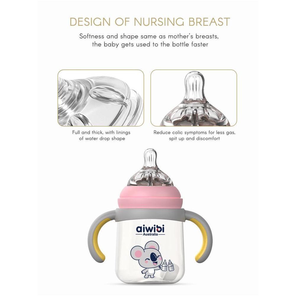 Aiwibi - Nursing Bottle 240ml - Pink