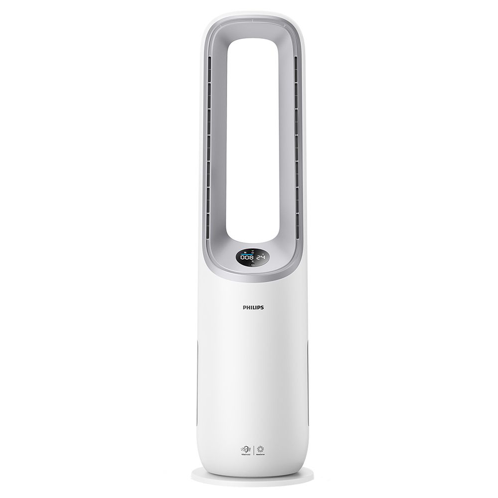 Philips - Air Performer 2-in-1 Air Purifier And Fan 7000 Series - White