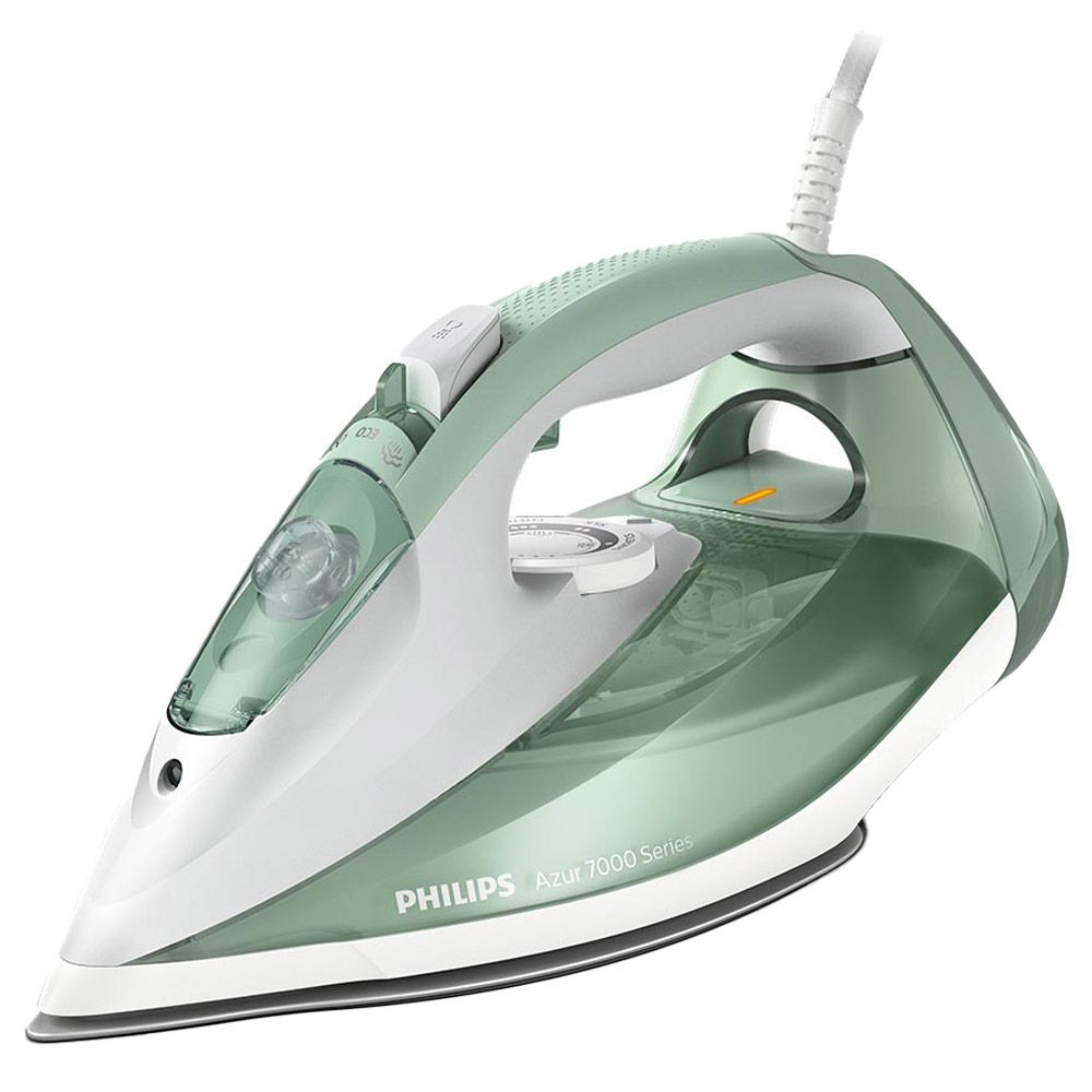 Philips - HV Steam Iron 7000 Series - Green/Grey