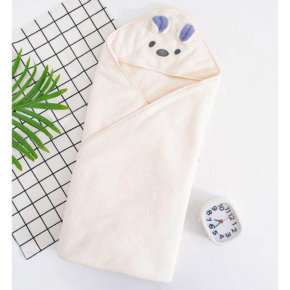 Star Babies - Microfiber Hooded Towel - Cream