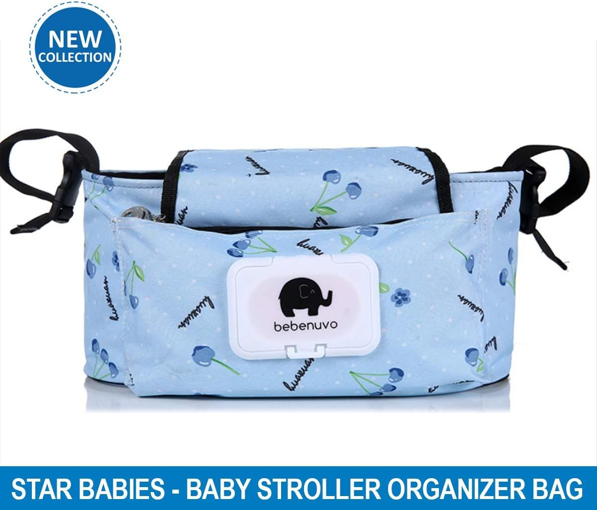 Star Babies - Baby Stroller Organizer Bag - Blue