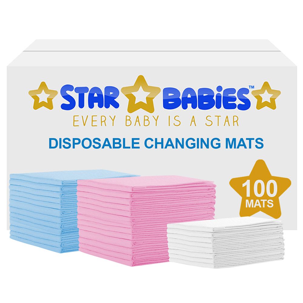 Star Babies - Disposable Changing mats (45x60cm) Large - 100 pcs