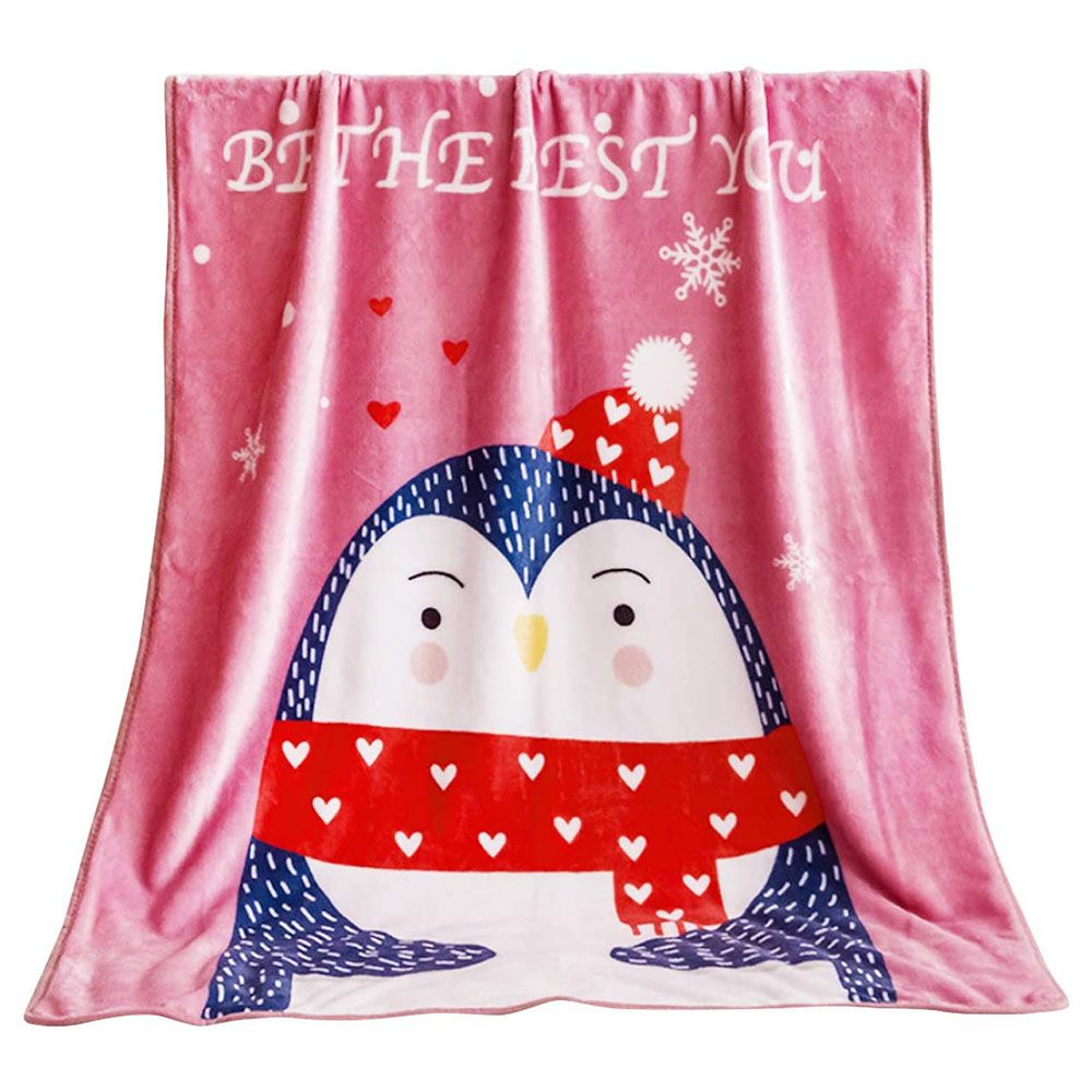 Star Babies - Kids Plush Blanket 140 x 100 cm - Pink