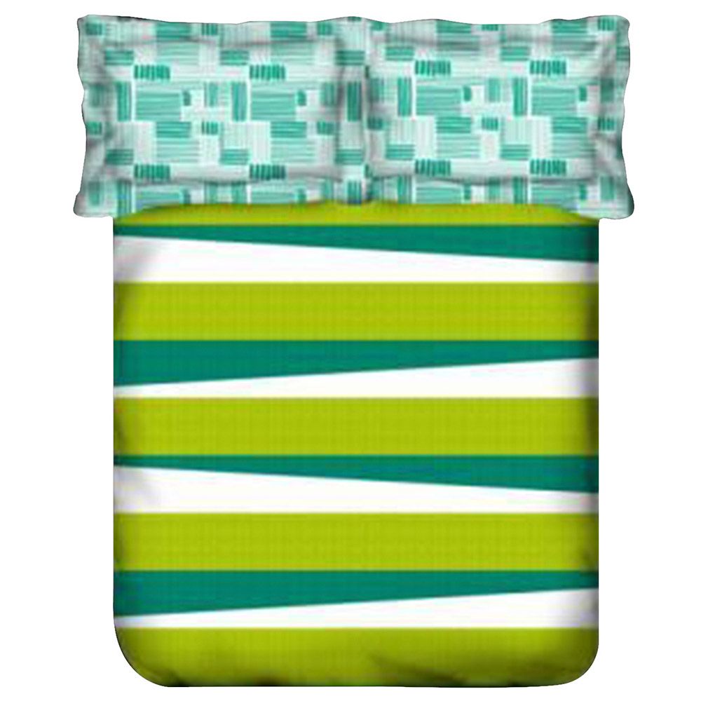 Portico - Queen Bedsheet Pillow Cover - Green