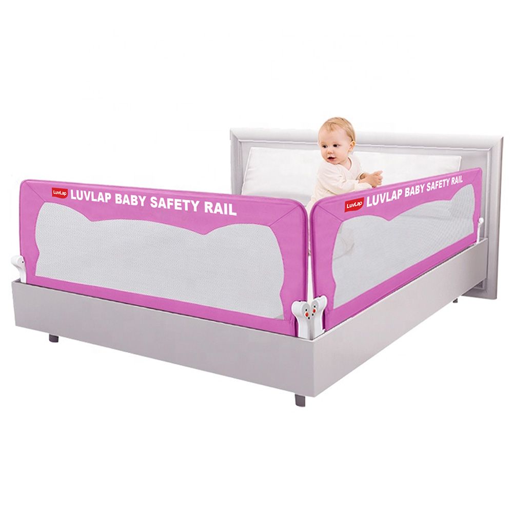 Luvlap - Baby Safety Bed Rail 102cm - Pink