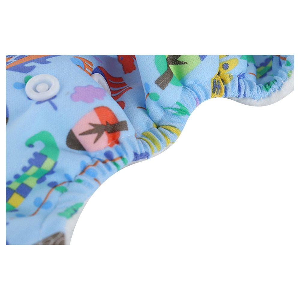 MeeMee - Floral Baby Reusable Swim Diapers - Purple