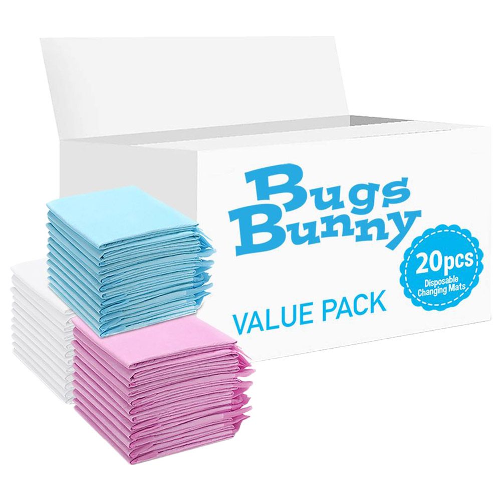 Bugs Bunny - Disposable Changing Mats - 20 pcs