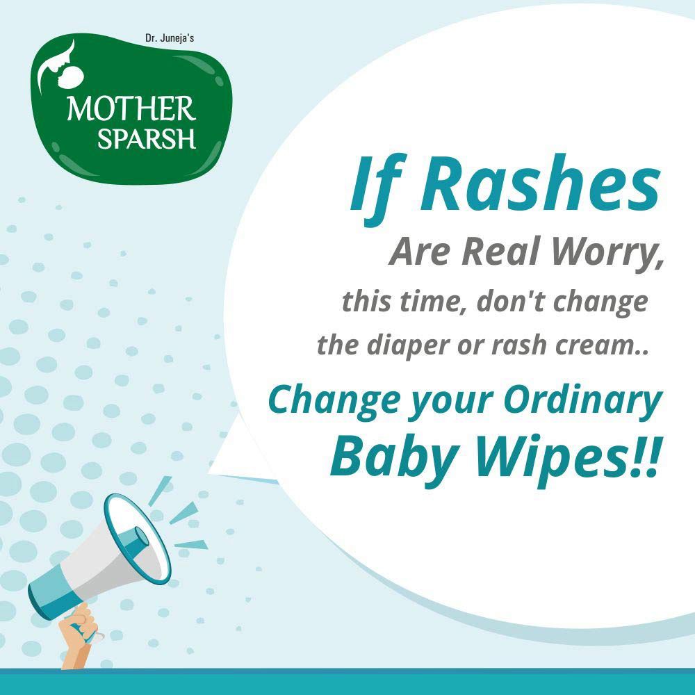 Mother Sparsh - 99% Wipes 72 Unscented Baby Wipes