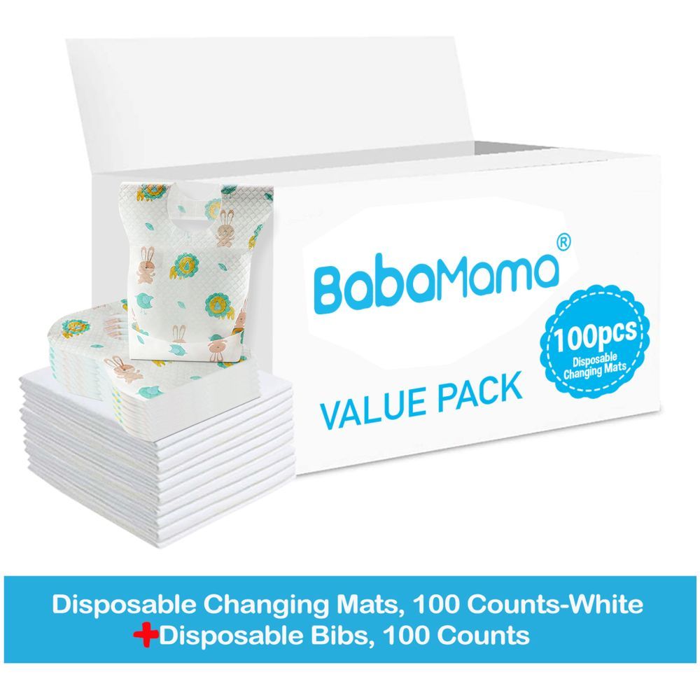 Babamama - Changing Mats + Bibs 200pc - Set