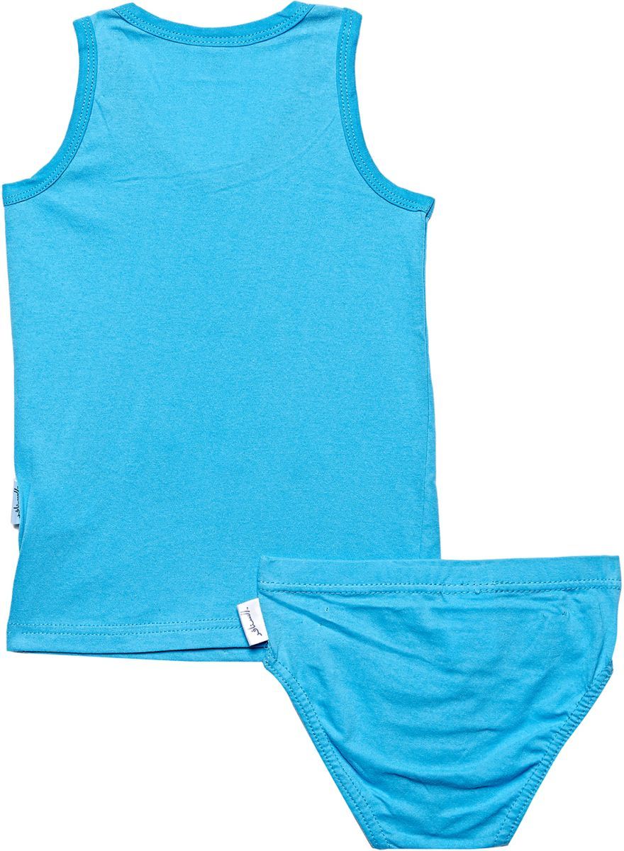 The Smurfs - Vest & Underwear Set - Light Blue