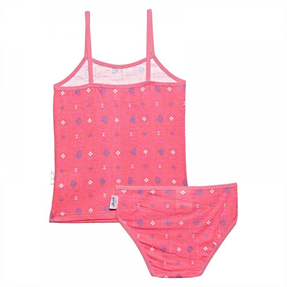 The Smurfs - Vest & Underwear Set - Pink