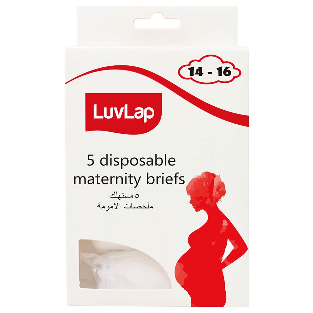 Luvlap - Disposable Maternity Brief Size 14-16