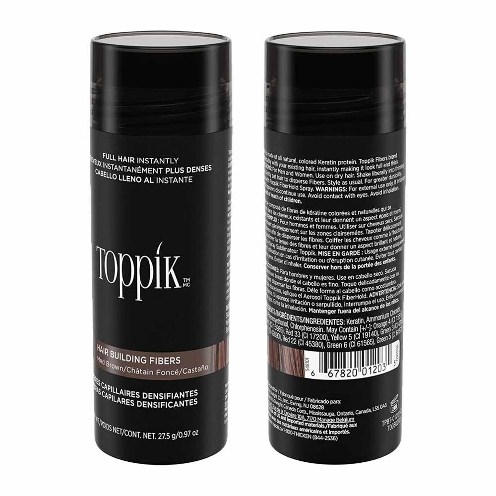 Toppik - Hair Building Fibers 27.5gm - Medium Brown