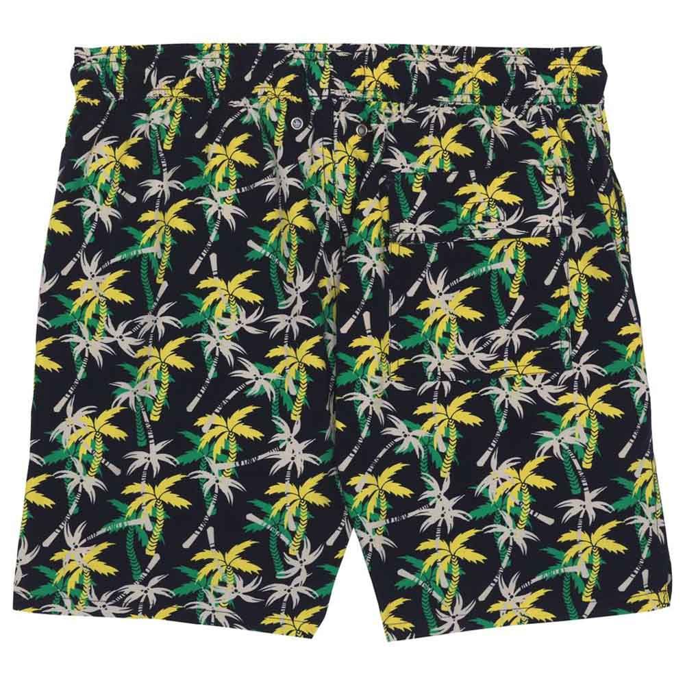 Turquoise - Boys Coconut Trees Swim Shorts