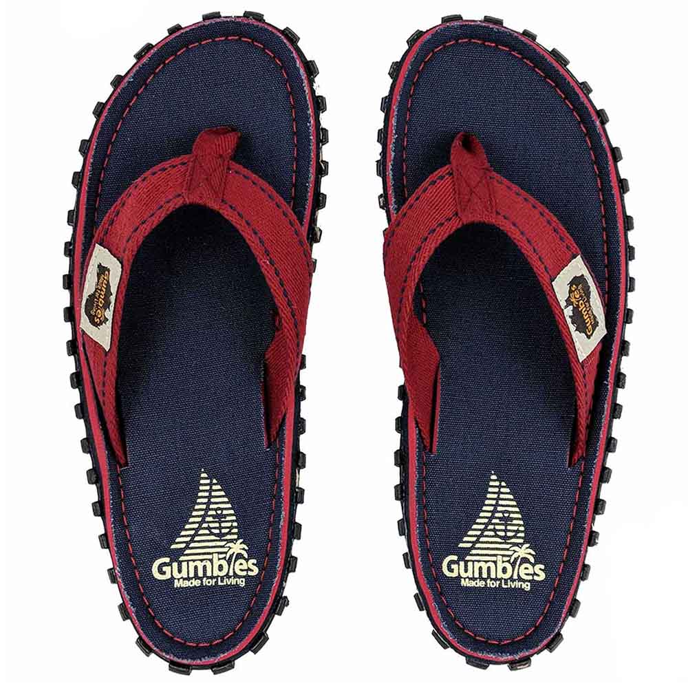 Gumbies Islander Flip Flop Navy Coast