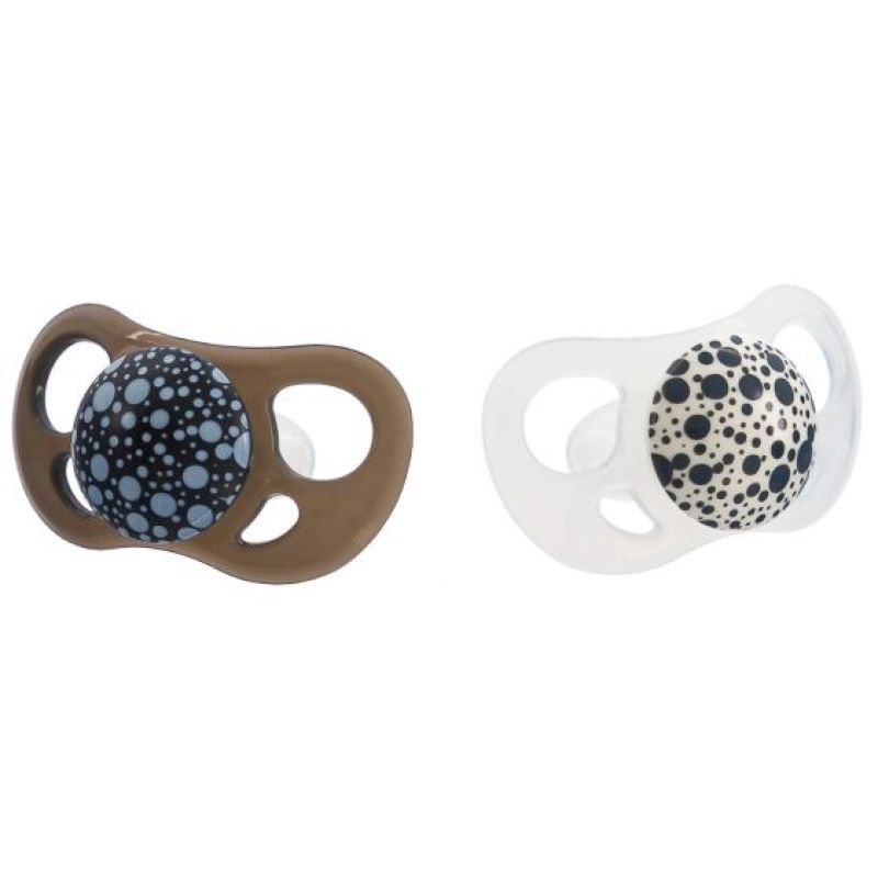 Twistshake - Pacifier - Pack Of 2 - 6M+ - Black/White