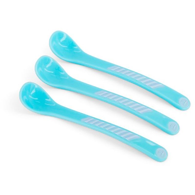 Twistshake - Feeding Spoon - Pack of 3 - Pastel Light Blue