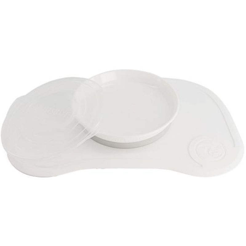 Twistshake - Click-Mat Mini With Plate - White