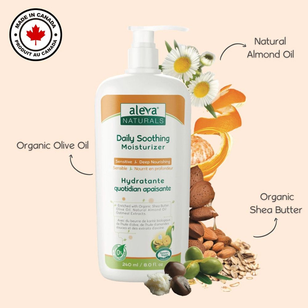 Aleva Naturals - Daily Soothing Moisturizer - 240ml