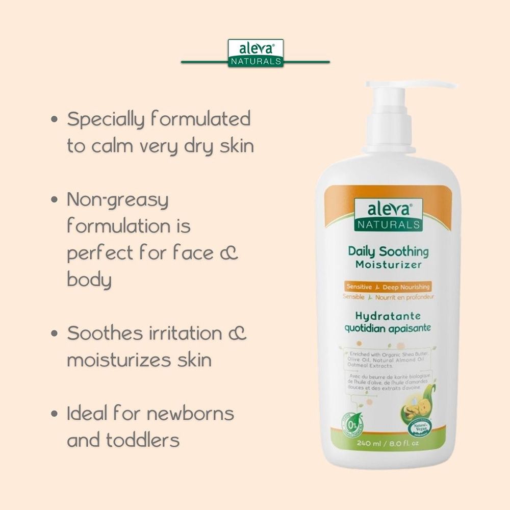 Aleva Naturals - Daily Soothing Moisturizer - 240ml