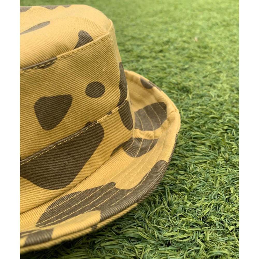 The Girl Cap - Kids Hat Animal Print - Yellow