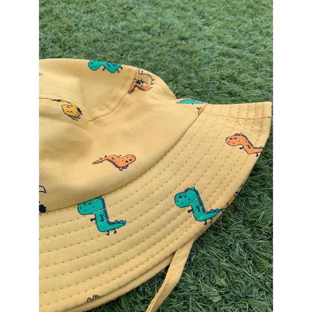 The Girl Cap - Kids Hat - Yellow Dino