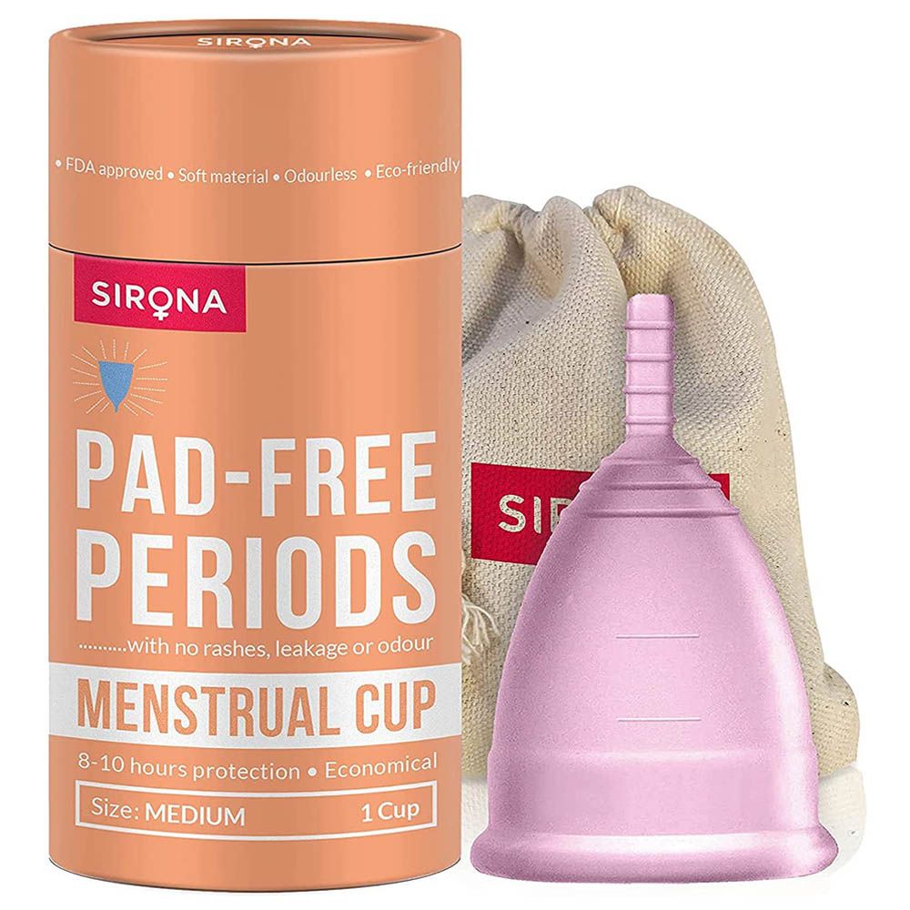 Sirona - Sterilizing Container W/ Reusable Menstrual Cup - Medium