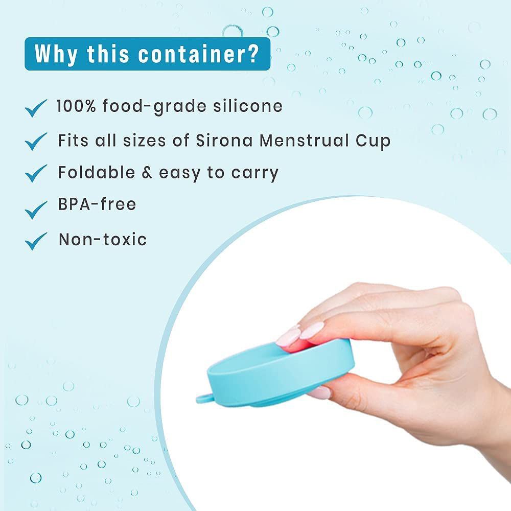 Sirona - Sterilizing Container W/ Reusable Menstrual Cup - Medium