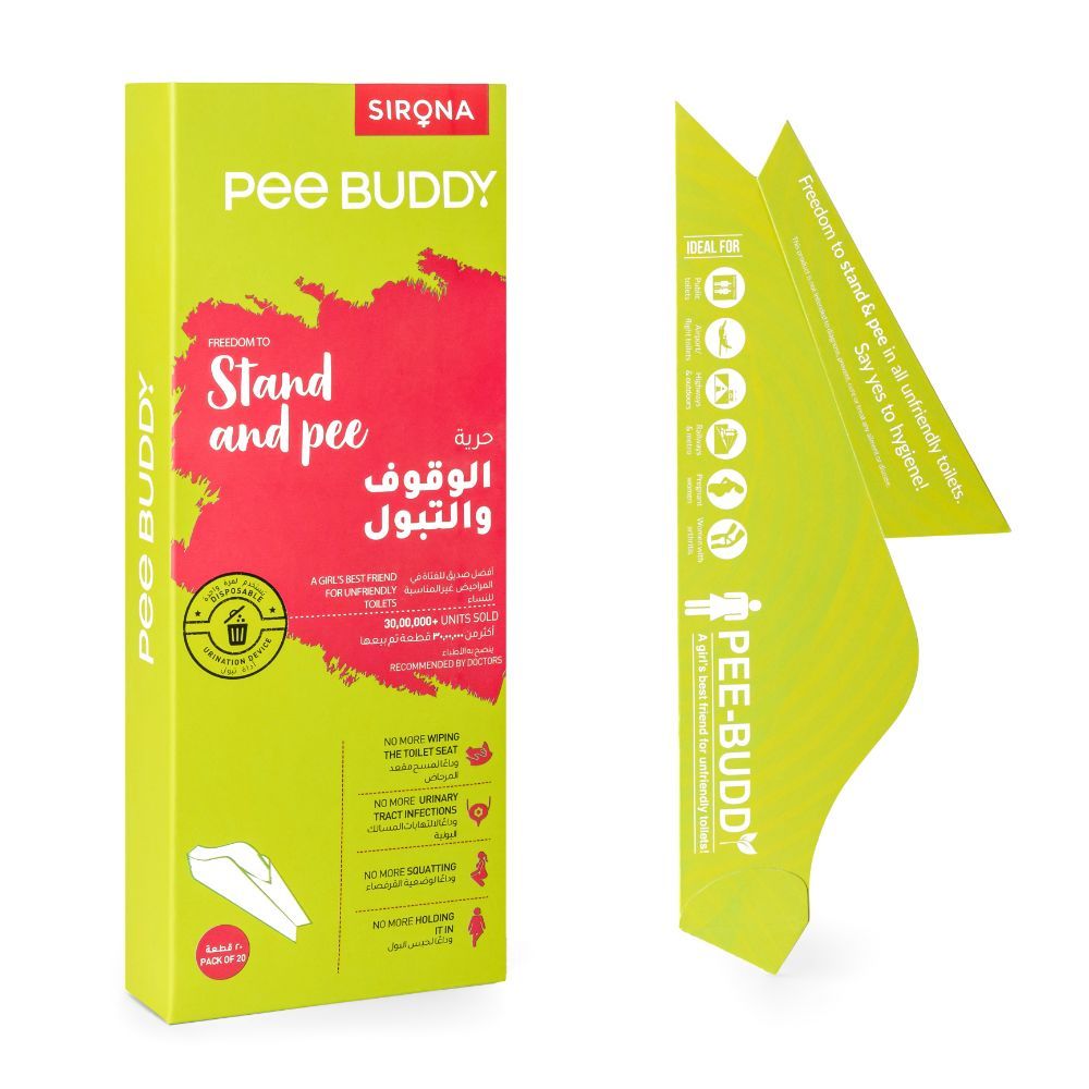 PeeBuddy - Disposable Female Urination Device - 20 Funnels