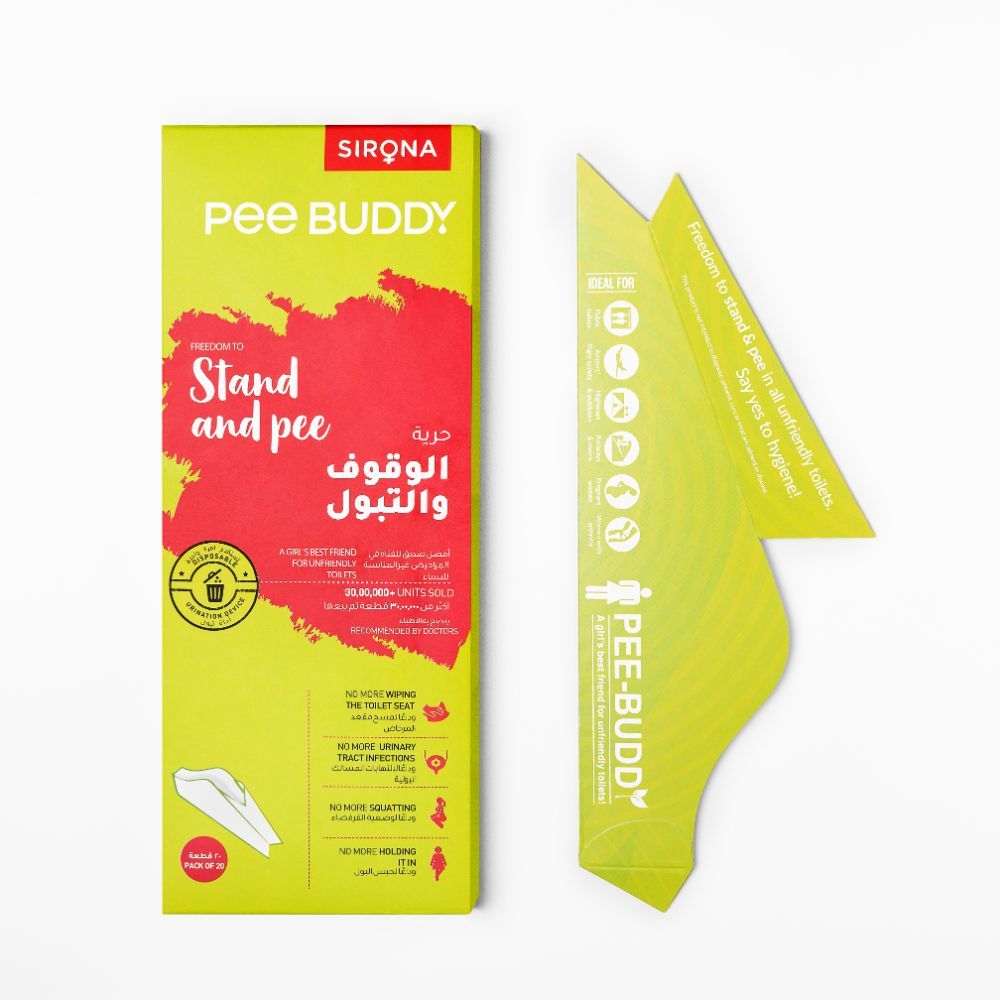 PeeBuddy - Disposable Female Urination Device - 20 Funnels