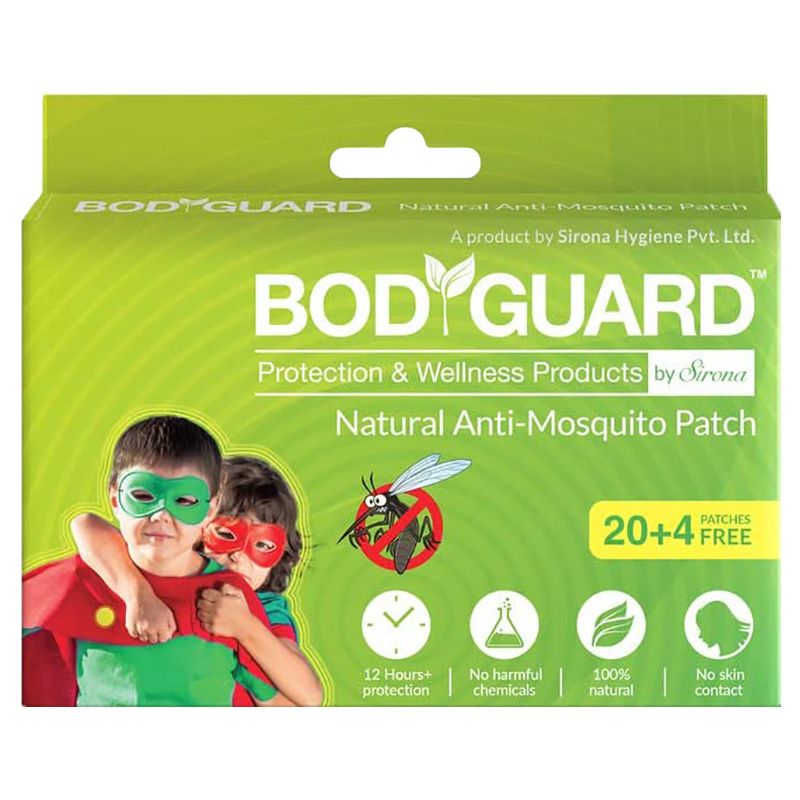 Bodyguard - Natural Anti Mosquito Repellent Patches - Pack of 7