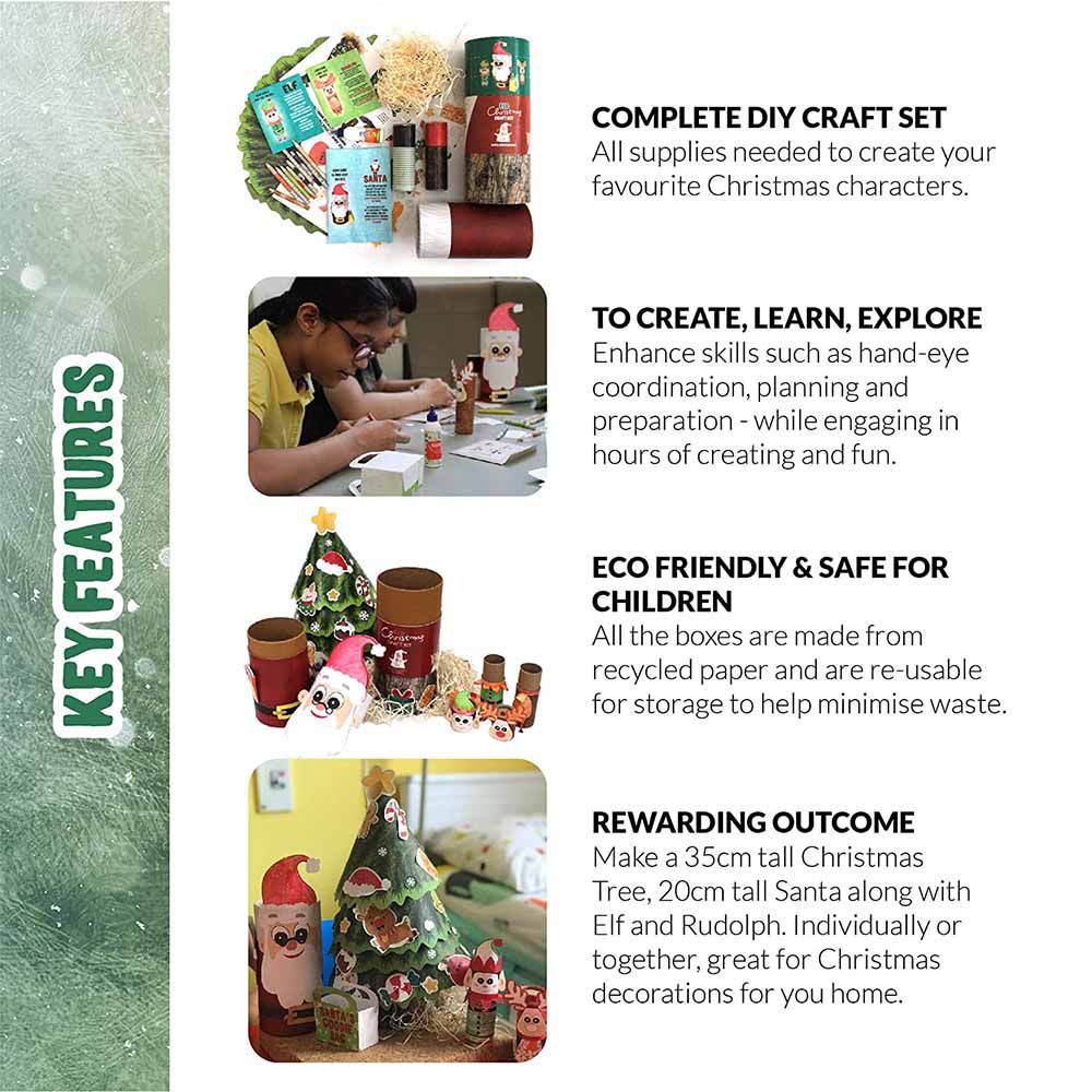 Buy Responsibly - Christmas Eco Craft Diy Kit Gift Box For Kids