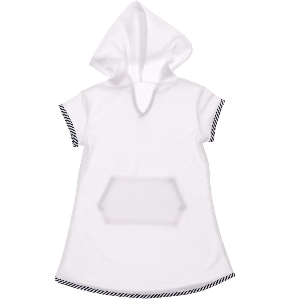 Snapperrock - Hooded Towelling Dress - White